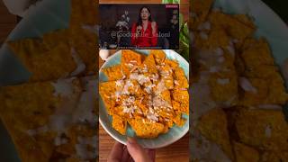 Janhvi kapoors favourite nachos with cheese recipe cheesynachos janhvikapoor celebrityrecipe [upl. by Willa]