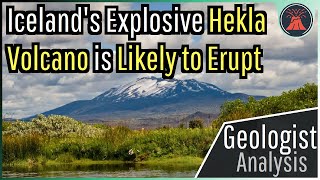 Iceland Volcano Update Explosive Hekla Volcano Likely to Erupt by 2026 [upl. by Hatokad]