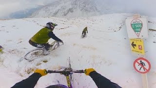 Mountain Biking Down a Black Ski Run was a BAD IDEA [upl. by Ydok]