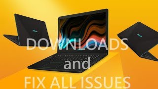 ASUS Laptop X570ZD Gaming Fix and Download wireless webcam card reader bluetooth audio tou [upl. by Aitnahs]