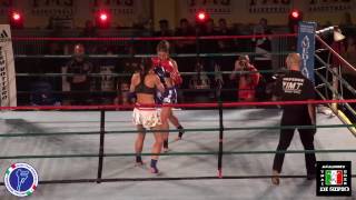 Eleonora Fornasieri vs Roberta Viviani  muay thai full rules kg 5300 [upl. by Topping]