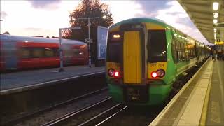 Trains  Balham Rush Hour [upl. by Ritz384]