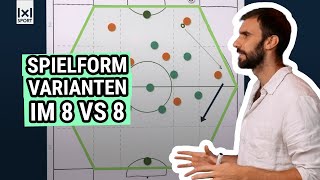 Kreative Spielformen 8 vs 8  Taktiktraining im Fokus [upl. by Sadiras]