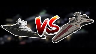 Imperial Star Destroyer vs Venator Stardestroyer  Kanon [upl. by Ainattirb]