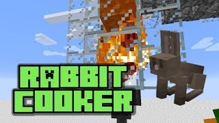 Minecraft Rabbit Breeder Cooker  Automatic Bunny Farm Tutorial [upl. by Eittik]