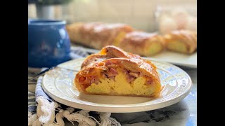 Ham Egg and Cheese Breakfast Pastry [upl. by Lonyer]