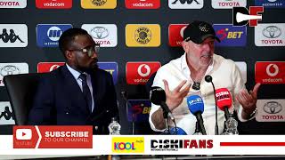 Nasreddine Nabis PostMatch Press Conference  Kaizer Chiefs 12 Mamelodi Sundowns [upl. by Dawaj]