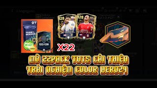 MỞ 22 PACK TOTS GIÚP VEIWER HOÀN THÀNH COLOR HERO24 SIÊU ĐẸP  FCMOBILE NHẬT BẢN [upl. by Hobard]