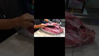 Amazing skill How to cut bigeye tuna for sashimi [upl. by Yerfdog]