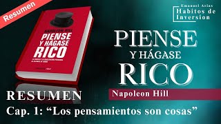 📚 quotPIENSE Y HÁGASE RICOquot  Cap 1 quotLos pensamientos son cosasquot  Napoleon Hill [upl. by Ardnos]