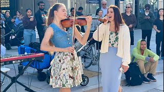 Mom Daughter Duet  The Prayer  Karolina Protsenko  Violin Cover [upl. by Eaj]