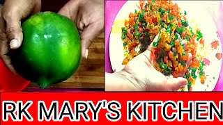 Tutti frutti Recipe in தமிழ்how to make tutti frutti Recipe by rk Marys kitchentutti fruttiRecipe [upl. by Aillimac]