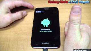 Samsung Galaxy Note  JTAG Brick Repair Service DebrickingUnbrickBrick FIX [upl. by Lepine]