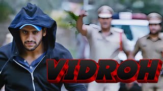 VIDROH MOVIE POLICE CHASING SCENE  Naga Chaitanya  Action Superhit [upl. by Ihsoyim]