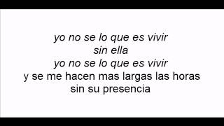 Vivir sin ella gilberto santa rosa con letra [upl. by Okika]