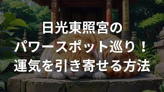 日光東照宮の神々しいエネルギー！パワースポットと見どころ 都市伝説ファイル [upl. by Orlosky]