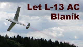 Let L13 AC Blanik aerobatics Airshow Chotebor 2017 [upl. by Siro]