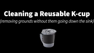 Cleaning a reusable Keurig Kcup [upl. by Annaitsirk255]