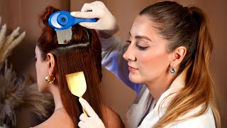 Satisfying ASMR Scalp Check Treatment Massage amp Hair Parting  Soft Spoken Unintentional [upl. by Tarrel]