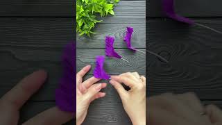 EASY Crepe Paper Flowers Crepe Paper Decorations shorts [upl. by Henarat]