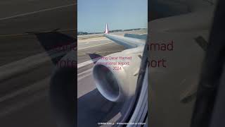 Landing Qatar Hamad international airport Doha 8112024 [upl. by Dedie618]