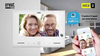 NOTE2  interphone vidéo domotique et contrôle daccès intégrés [upl. by Ynneh869]