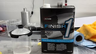 SherwinWilliams Finish 1 FC720 Clear Coat Review  best cheap clear coat [upl. by Hocker331]