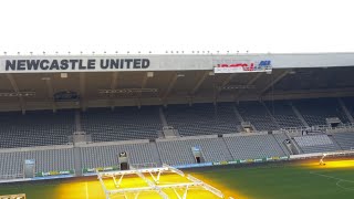 FINAL MOMENTS OF THE SPORTS DIRECT SIGNS AT ST JAMES PARK [upl. by Edras]