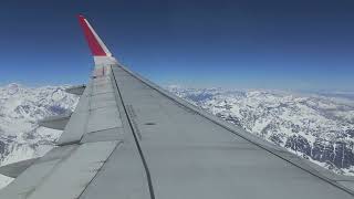 LATAM Airlines Cruce de Cordillera de Los Andes y Aterrizaje en Santiago A320 [upl. by Grazia]