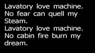 Lavatory love machine  Edguy Lyrics [upl. by Aisatal]