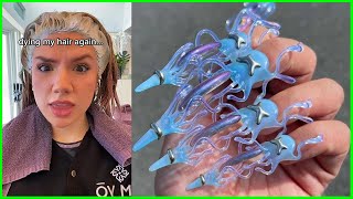 🏵️ NAIL ART STORYTIME TIKTOK 🏵️ NEW Bailey Spinn Idol  POVs Tiktok 42 [upl. by Mcwilliams]