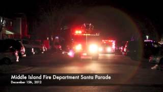 Middle Island Fire Department Santa Parade [upl. by Langille]