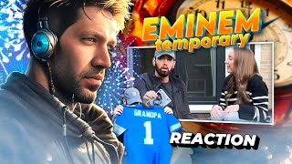 IM NOT CRYING YOURE CRYING Eminem  Temporary ft Skylar Grey Reaction [upl. by Hadria633]