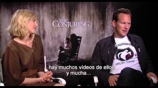 EL CONJURO  Entrevista con Vera Farminga y Patrick Wilson HD  Oficial de Warner Bros Pictures [upl. by Nidnarb88]