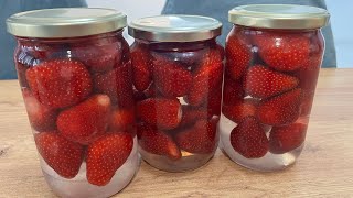 Kompot od Jagoda  za Zima 🍓🍓🍓 [upl. by Nimref428]