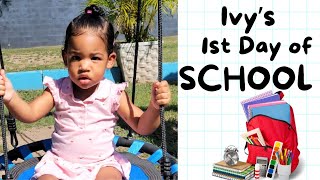 IVYS 1ST DAY OF SCHOOL MeetTheMitchells [upl. by Erv]