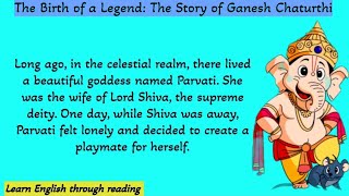 Why Ganesha has elephant head   Ganesh chaturthi English story  EnglishArt [upl. by Lienad]