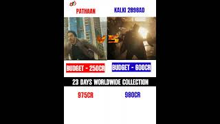 Pathaan Vs Kalki 2898Ad Box Office Comparisonshorts video pathan pathaan kalki2898ad [upl. by Sukey950]