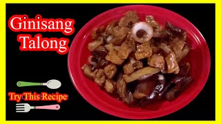 Filipino food talong recipe ideaEggplant with porkstir fried eggplant with pork filipino recipe [upl. by Harve]