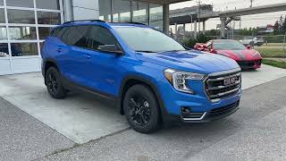 Blue 2024 GMC Terrain AT4 Review Calgary Alberta  Wolfe Calgary [upl. by Ynnavoig433]