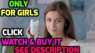 Hair Removal For Women  Advanced Epilator  Alia Ad  See Price In Description [upl. by Meibers]