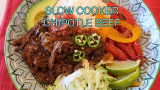 Slow cooker Chipotle Beef  Take Your Burrito Bowl To The Next Level [upl. by Akzseinga]