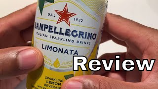 Sanpellegrino Lemnata Sparkling Water Review [upl. by Letney]