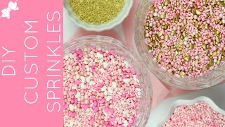 How to Make DIY Homemade Custom Sprinkle Blends  Lindsay Ann Bakes [upl. by Krawczyk]