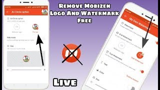 How To Remove Mobizen Logo And Watermark Free [upl. by Deevan]