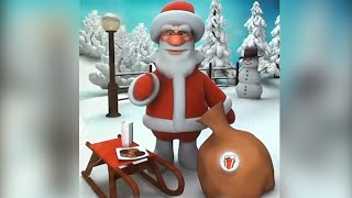 Talking Santa Говорящий Санта  геймплей gameplay iOS [upl. by Vanni]