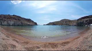 Melidoni Beach Kythera Greece  360° VR Video 4K [upl. by Hengel]