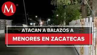 Disparan a un adulto y dos menores en Fresnillo Zacatecas [upl. by Flip]