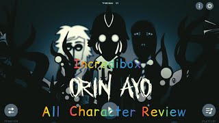 Incredibox orin ayo remake characters reviews [upl. by Nitfa649]