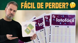 LOTOFÁCIL quais são suas chances de PERDER [upl. by Einaffets]